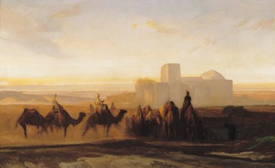 The Caravan by Alexandre Gabriel Decamps